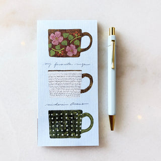 Bloc notes - Tasses