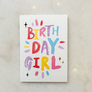 Carte Birthday girl