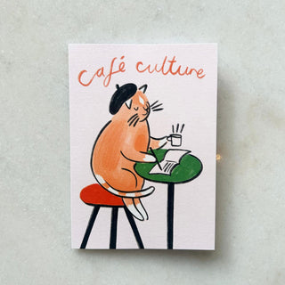 Carte Chat Ecrivain
