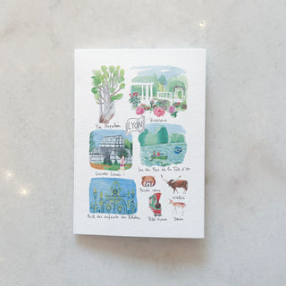 Carte de Lyon - Le parc de la Tête d'Or
