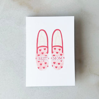 Carte Pantoufle de Maman