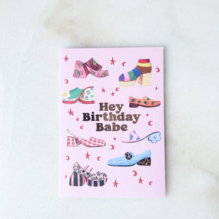 Carte anniversaire - Shoes