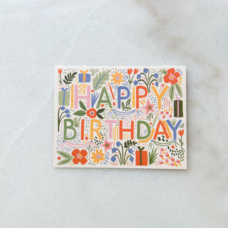 Carte Birthday folk