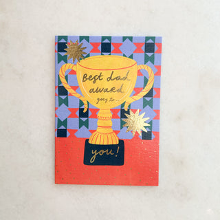 Carte Trophée Best Dad