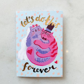 Carte Wedding Cats