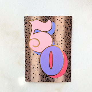 Carte anniversaire - Décénnies