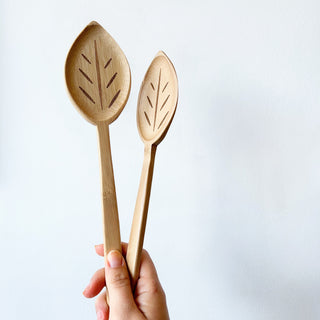 Couverts à salade - Feuille