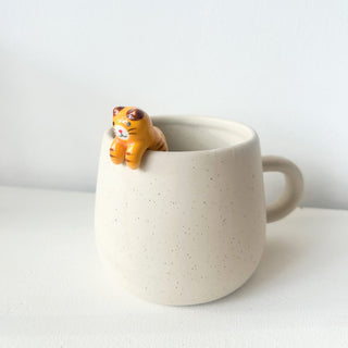 Cuillère Chat Jaune