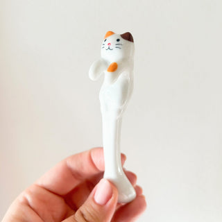 Cuillère Chat Marron