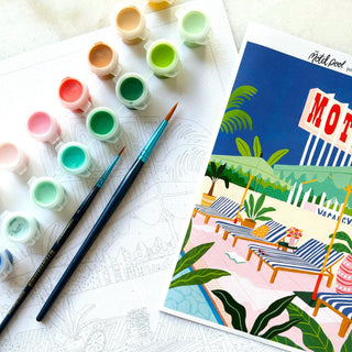 Peinture numérotée - Motel Pool