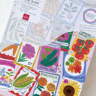 Peinture numérotée -Seed packets
