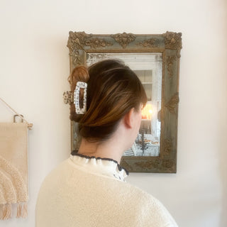 Pince a cheveux rectangle médium