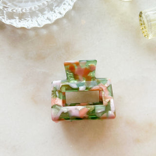 Pince à cheveux - Rectangle Mini Bouquet