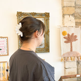 Pince à cheveux - Couronne de fleurs