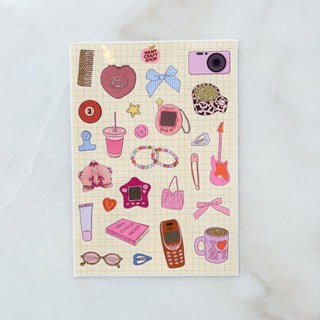 Planche de stickers - Millénial