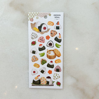Planche de stickers - Onigiri
