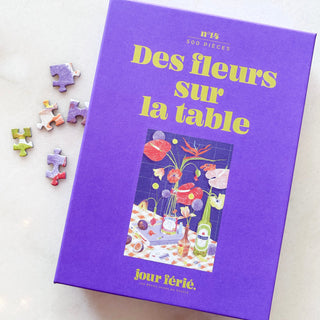 Puzzle - Des fleurs sur la table