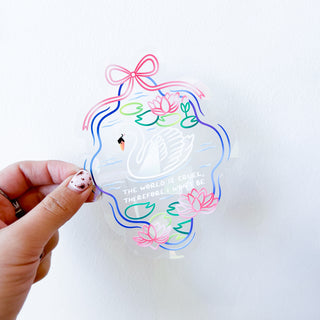 Rainbow Suncatcher Cygne