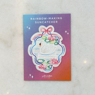 Rainbow Suncatcher Cygne
