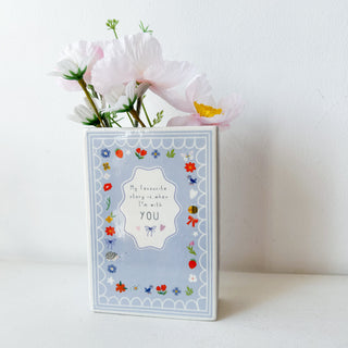 Vase livre - Cottage Bleu